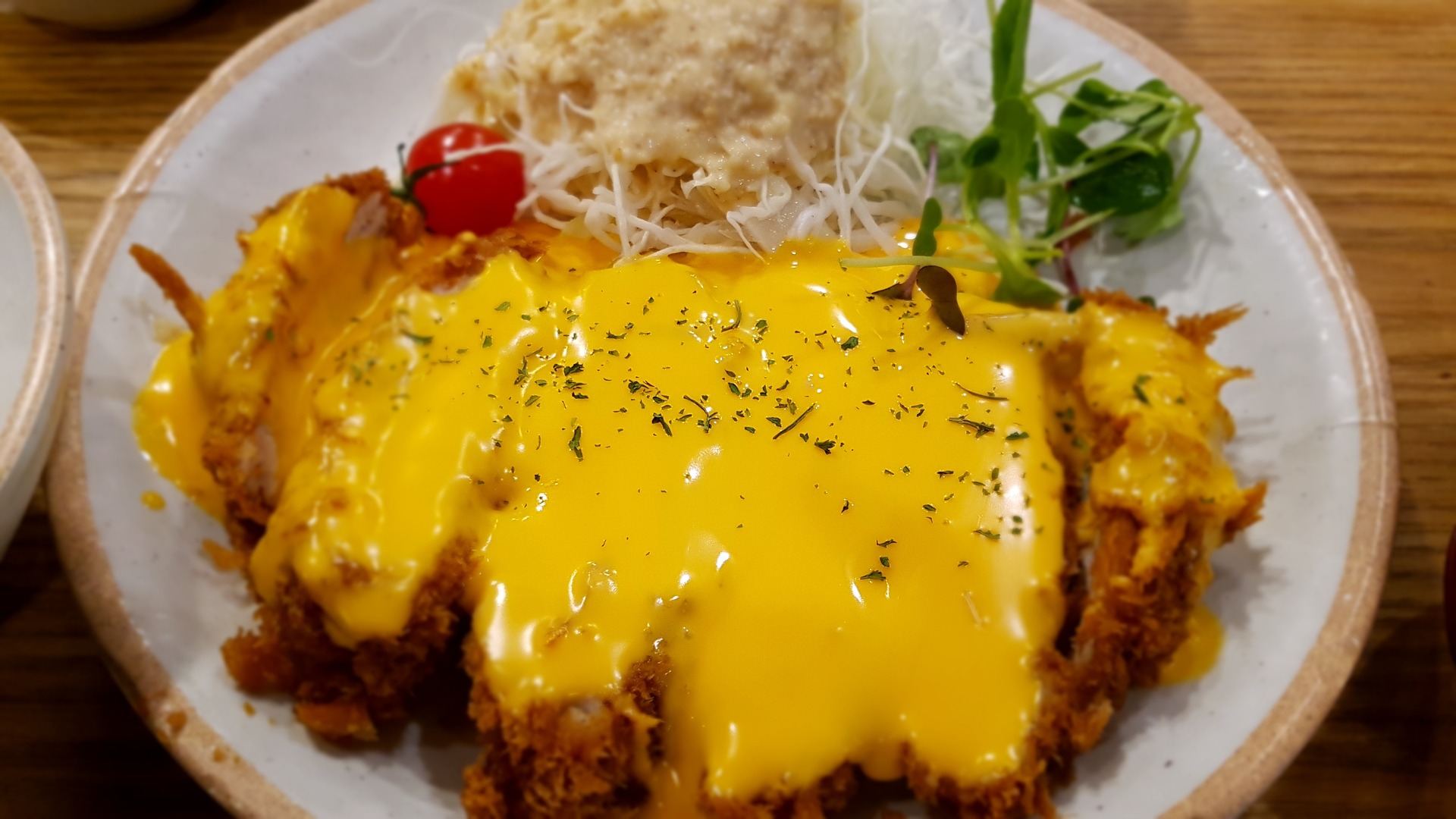 Egg katsu keju