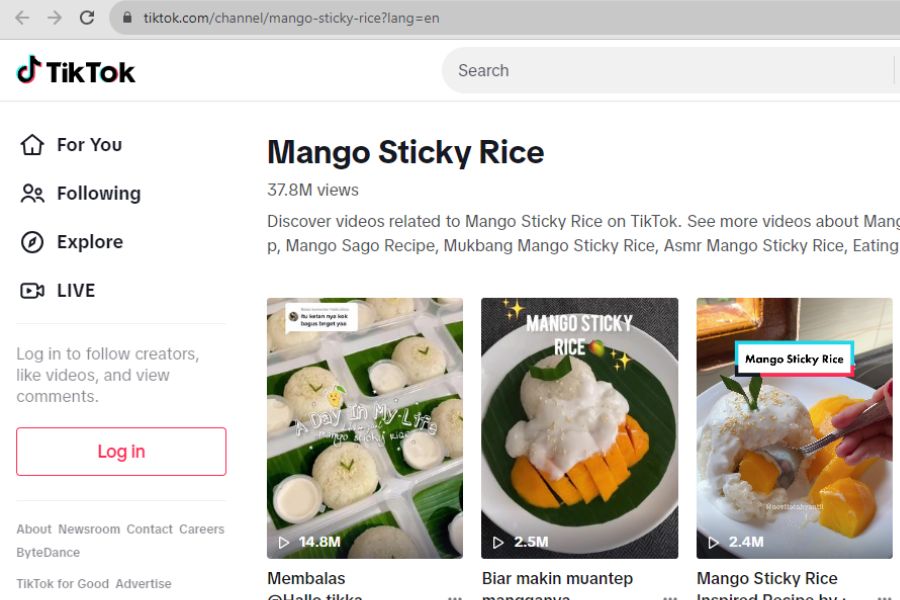 Mango Sticky Rice, Street Food Thailand Viral di Indonesia